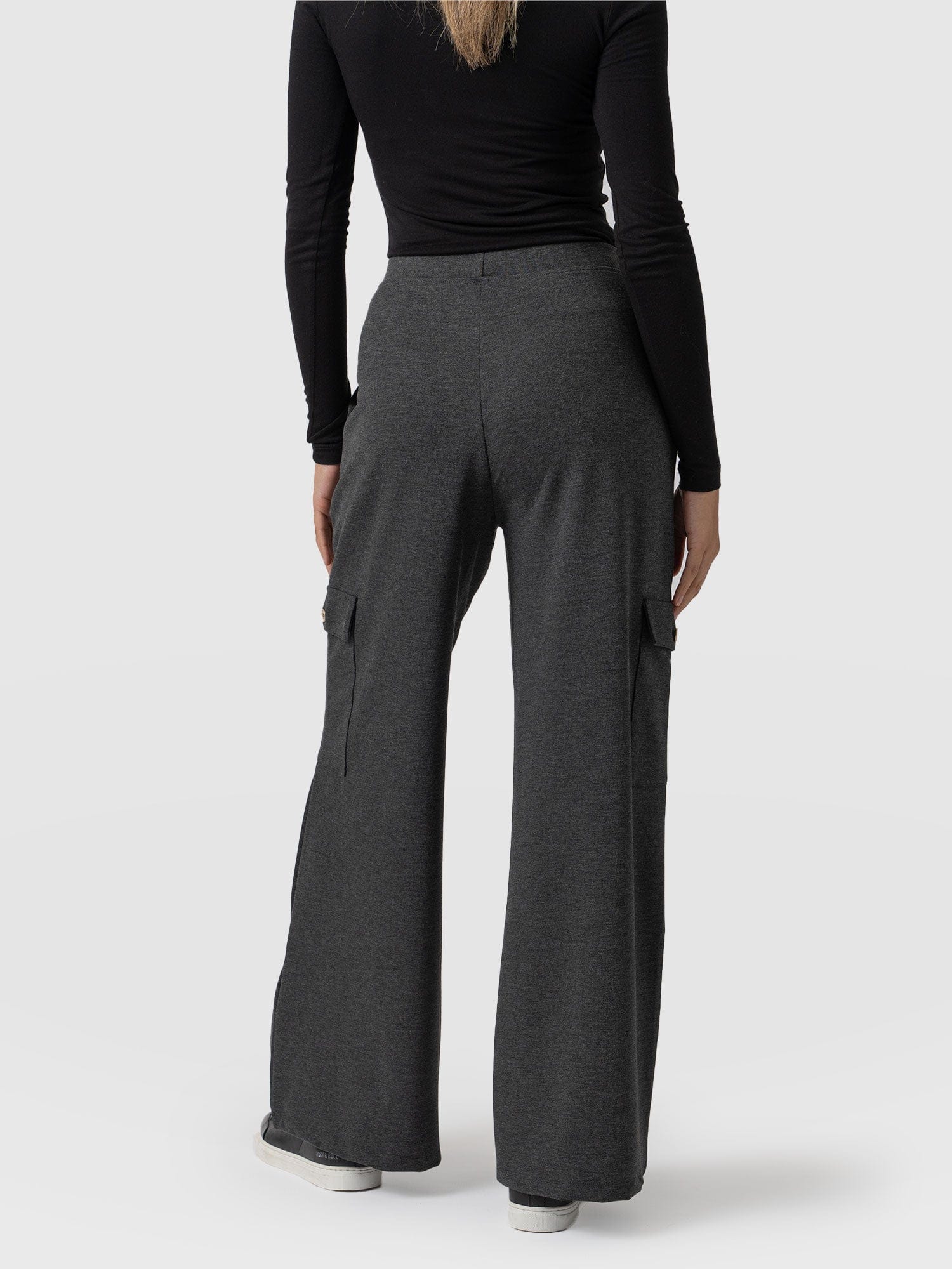 Cargo Chelsea Pant Charcoal - Women's Pants | Saint + Sofia® USA